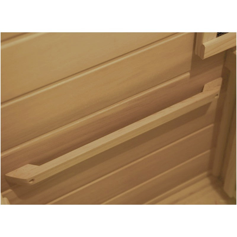 Sauna de infrarrojos con paneles de carbono LUXE 1670W 1 plaza - SNÖ